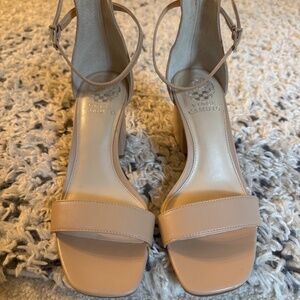 Vince Camuto Margry Ankle Strap Block Heel Sandal